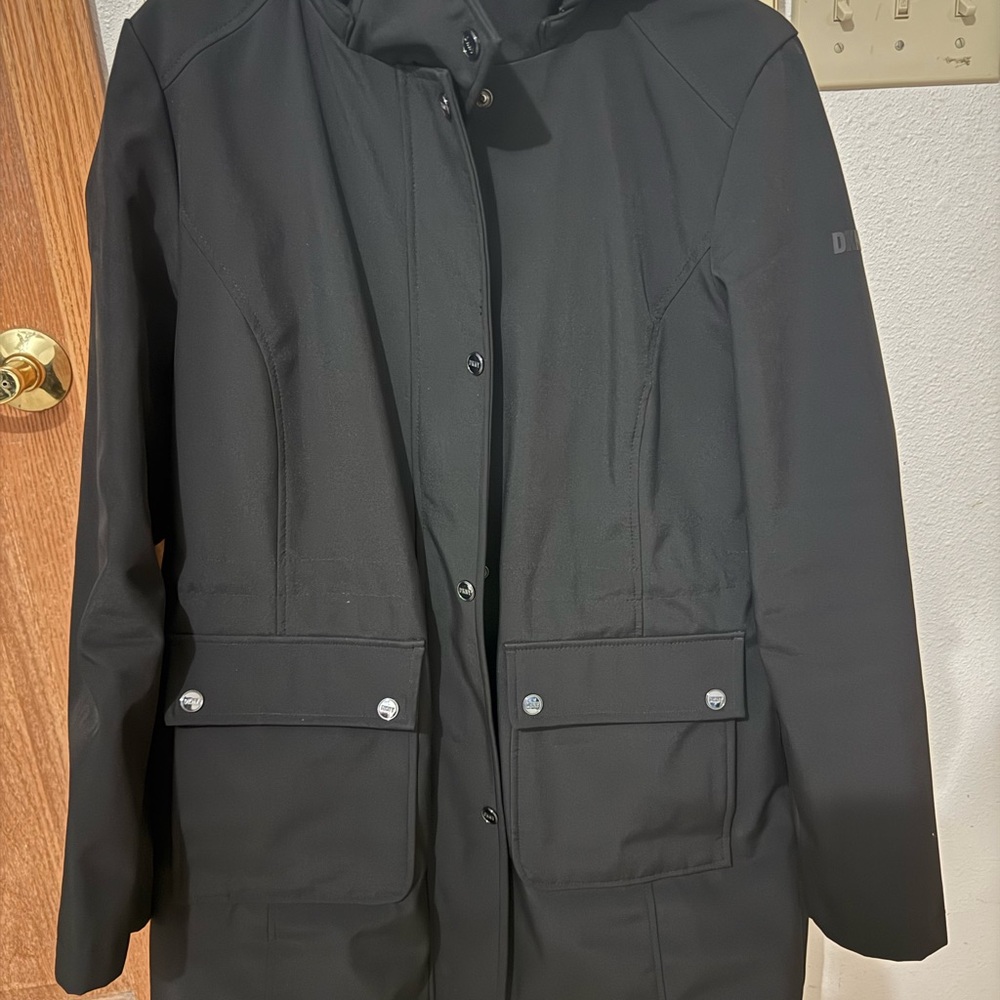 DKNY Black Utility Jacket for Women
